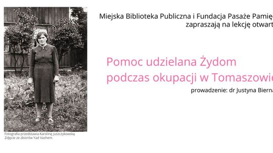Wirtualna lekcja historii „Pomoc udzielana Żydom podczas okupacji”