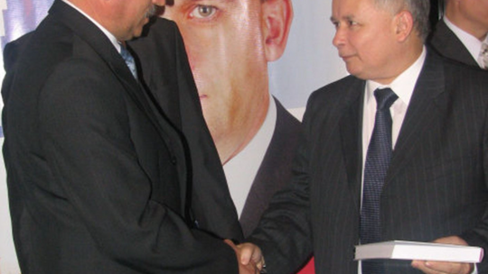Mirosław Kukliński i Jarosław Kaczyński