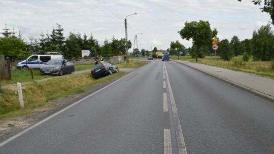 Wjechał do rowu i trafił do szpitala