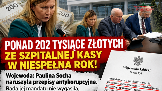 Wojewoda: Paulina Socha naruszyła przepisy antykorupcyjne. Rada jej mandatu nie wygasiła, więc sprawę przejmuje nadzór