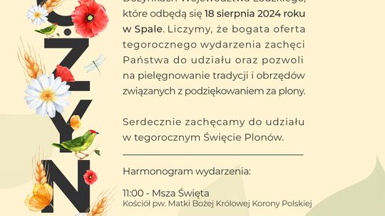 Dożynki Wojewódzkie w Spale 2024