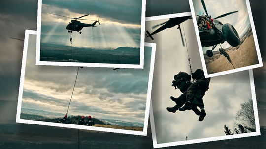 Wspólne szkolenie w górach. Żołnierze 25 Brygady i ratownicy SGRW ćwiczyli w realnych warunkach