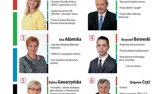 Wszyscy Razem do Rady Powiatu Tomaszowskiego - okręg numer 1