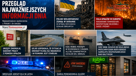Wtorek, który przypomniał, jak kruchy jest świat. Morozowski, wojna, upały i cyberatak