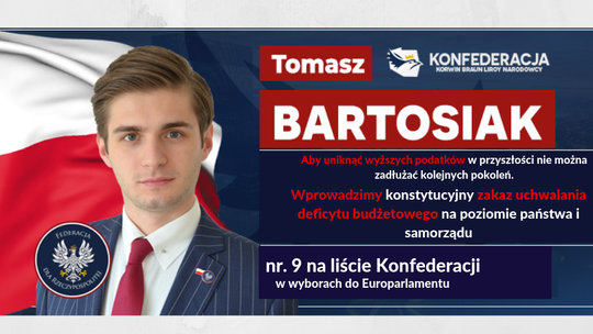 Wybory do Parlamentu Europejskiego... Tomasz Bartosiak