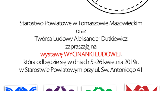 Wycinanki ludowe w Starostwie Powiatowym