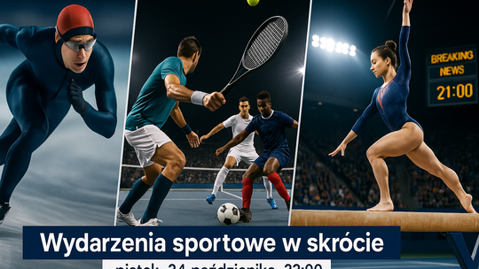 Wydarzenia sportowe w skrócie, piątek 24 października, 22.00