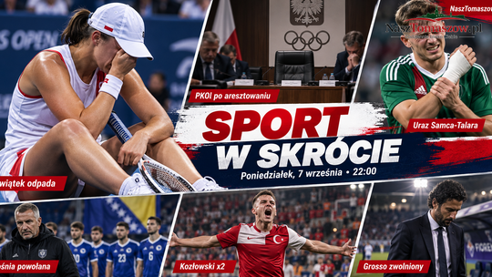 Wydarzenia sportowe w skrócie. Poniedziałek, 7 września, godz. 22.00