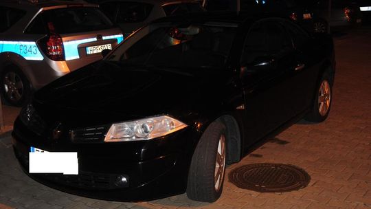 Wykryła kradzione auto