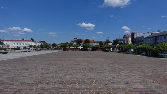 Wyludniona pustynia w centrum miasta