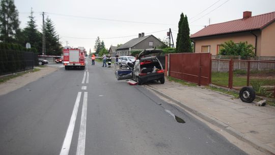 Wymusił pierwszeństwo: trzy osoby trafiły do szpitala