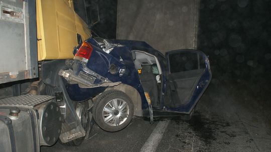 Wypadek: dwie osoby w szpitalu