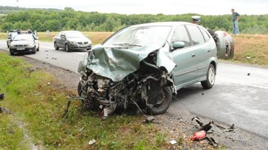 Wypadek w Liciążnej