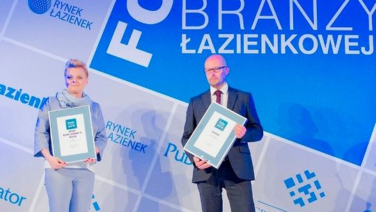 Wyróżnienie "Łazienka – Wybór Roku" dla kolekcji Rondoni Ceramiki Paradyż