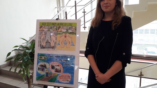 Wyróżnienie w Międzyszkolnym Konkursie Plastycznym „Kultura bezpieczeństwa”