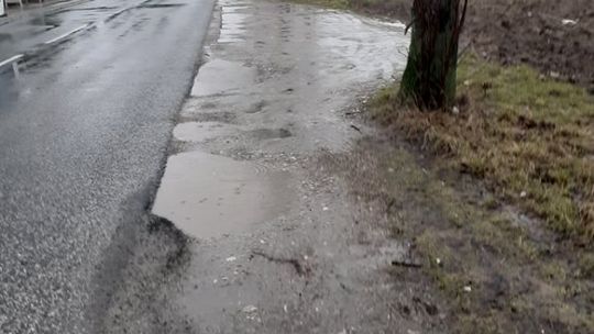 Wysiadają w błocie 