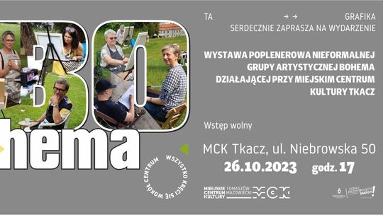Wystawa malarstwa z charytatywnym akcentem w MCK Tkacz
