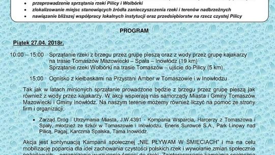 XI edycja „Czysta i bezpieczna Pilica od źródeł do ujścia"