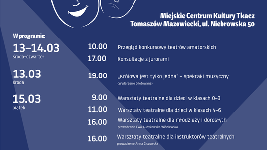 XVII Tomaszowskie Teatralia – będzie się działo!