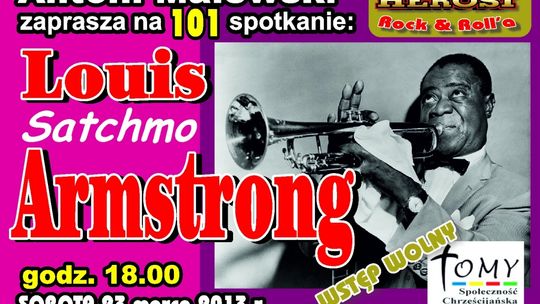 Z cyklu Herosi Rock'n'rolla - Louis Satchmo Armstrong