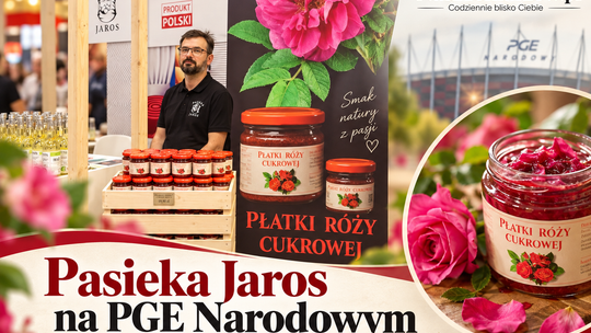 Z Łaziska na PGE Narodowy. Pasieka Jaros prezentuje smaki spod Tomaszowa w Warszawie