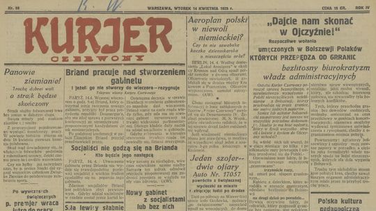 Z pożółkłych stron gazet. Nie chcieli pomnika legionistów