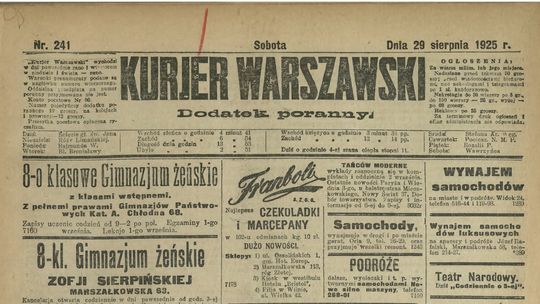Z pożółkłych stron gazet. Sokoły i szkoły powszechne