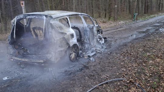 Z samochodu nic nie zostało