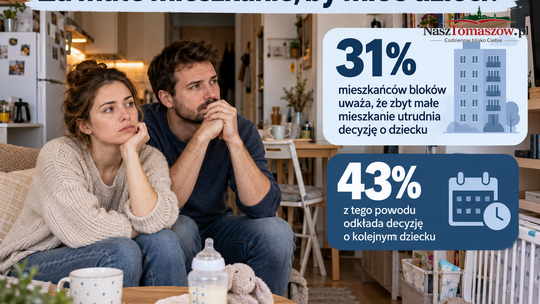 Za małe mieszkanie, by mieć dziecko? Co trzeci Polak wskazuje właśnie na ten problem