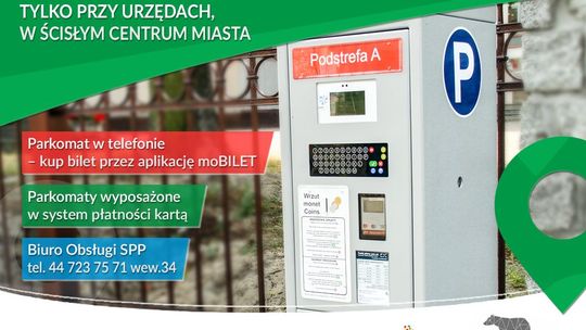 Za parkowanie możemy zapłacić kartą