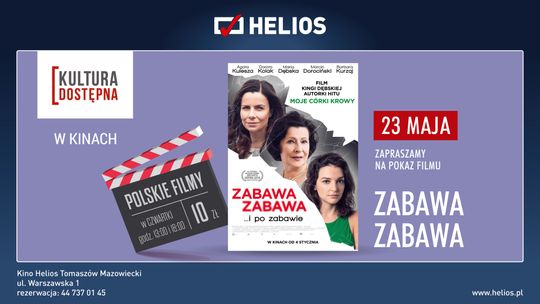 "Zabawa zabawa" seans z cyklu Kultura Dostępna
