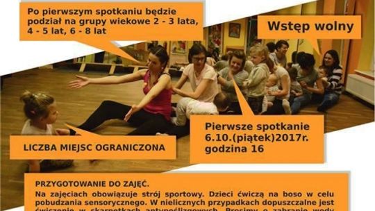 Zajęcia grupowe metodą ruchu rozwijającego Weroniki Sherborne