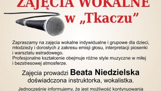 Zajęcia wokalne w „Tkaczu”