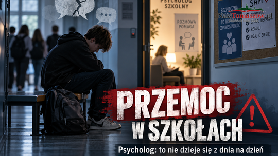 Zanim dochodzi do tragedii, ktoś wcześniej woła o pomoc. Psycholog o przemocy w szkołach: dorośli często nie reagują