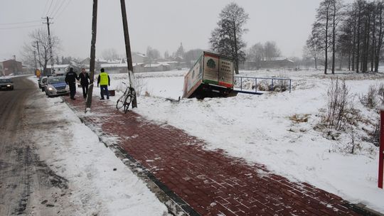 Zapomniał, że jest ślisko