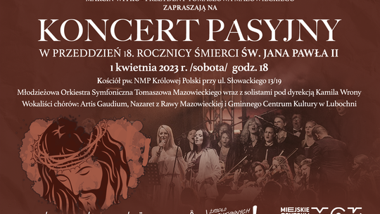 Zapraszamy Koncert Pasyjny
