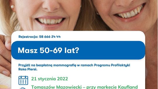 Zapraszamy na badania mammograficzne