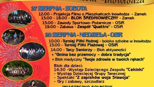 Zapraszamy na Dni Gminy Inowłódz