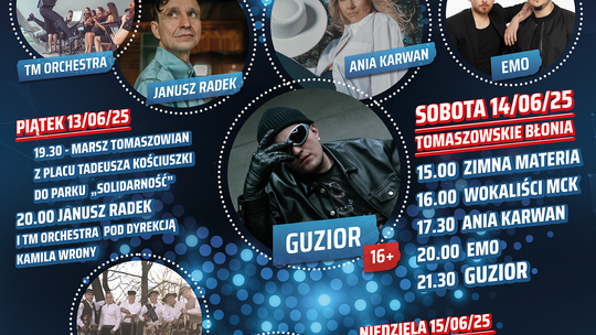 Zapraszamy na Dni Tomaszowa 2025. Przed nami wiele atrakcji!