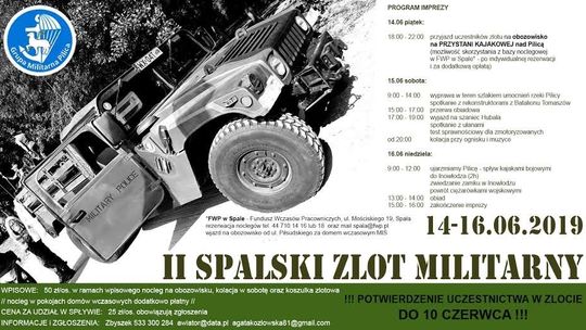 Zapraszamy na II spalski Zlot Militarny