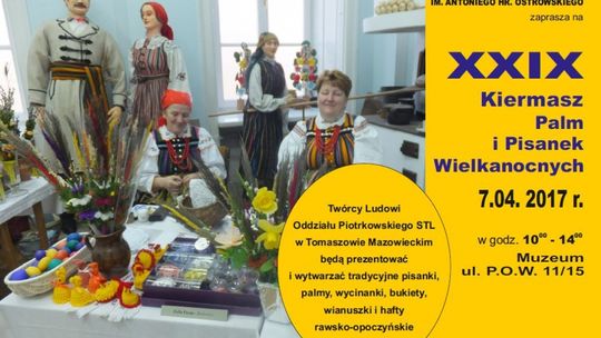 Zapraszamy na Kiermasz Palm i Pisanek Wielkanocnych