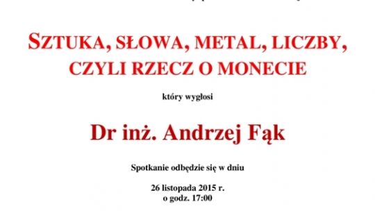 Zapraszamy na kolejny ciekawy wykład