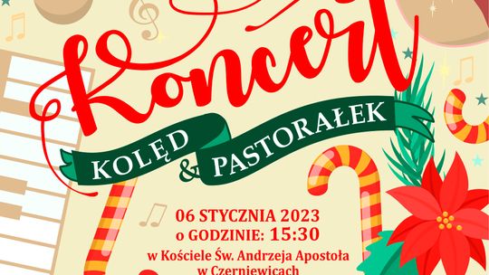 Zapraszamy na Koncert Kolęd  i Pastorałek