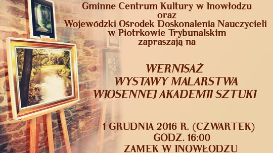 Zapraszamy na malarski wernisaż