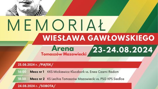 Zapraszamy na Memoriał Wiesława Gawłowskiego