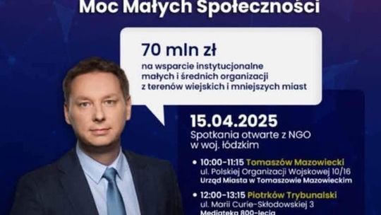 Zapraszamy na spotkanie informacyjne – Program Wsparcia NGO na 2025 rok