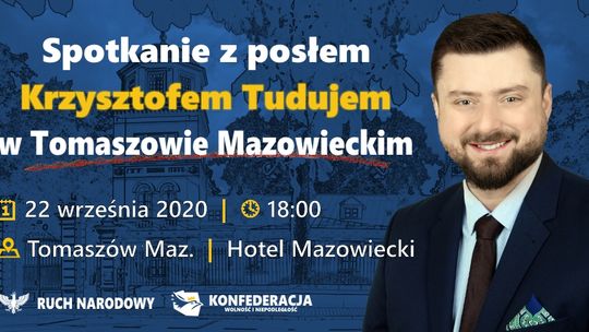 Zapraszamy na spotkanie z posłem