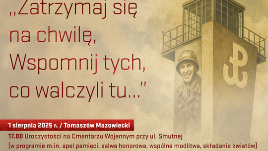Zapraszamy na uroczystość 81. Rocznicy Wybuchu Powstania Warszawskiego