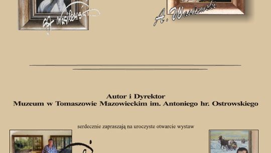 Zapraszamy na wernisaż wystawy malarstwa Stanisława oraz Arkadiusza Wasilewskich