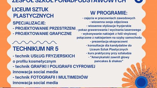Zaproszenie na dzień otwarty w ZSP nr 6